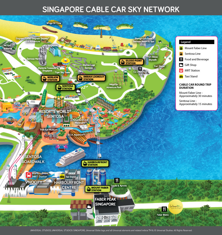 《新加坡自由行》如何搭乘聖淘沙空中纜車？ 空中纜車購票+聖淘沙島景點攻略｜新加坡花柏山珠寶盒纜車