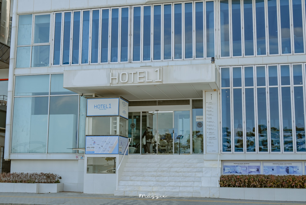 【釜山景點】廣安里海水浴場Hotel 1 純白露天咖啡座，廣安大橋美景一覽無遺