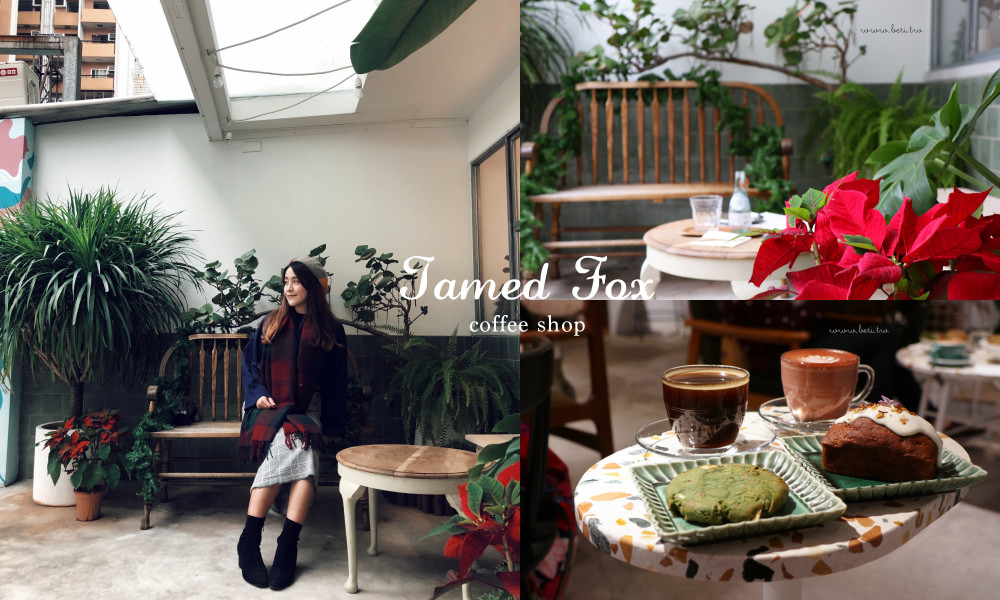 【信義安和站】TAMED FOX文青感咖啡廳/鄉村風小庭院，充滿綠色植物，台北超推薦的咖啡廳 @莓姬貝利 食事旅行
