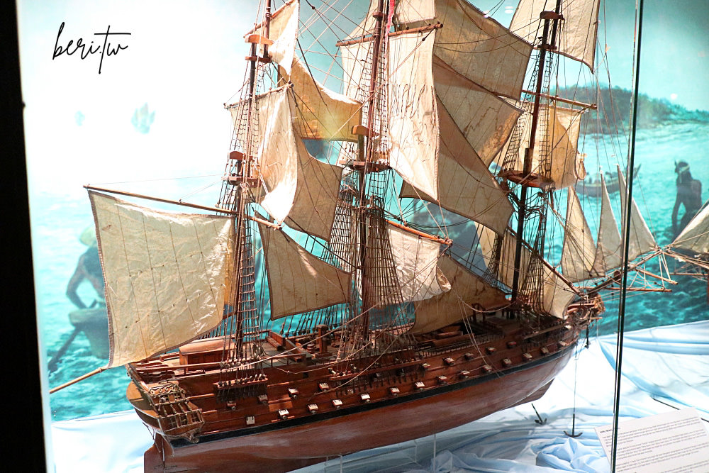 馬六甲景點》馬六甲海峽旁的巨大帆船「海事博物館」Muzium Samudera，一起航海去～