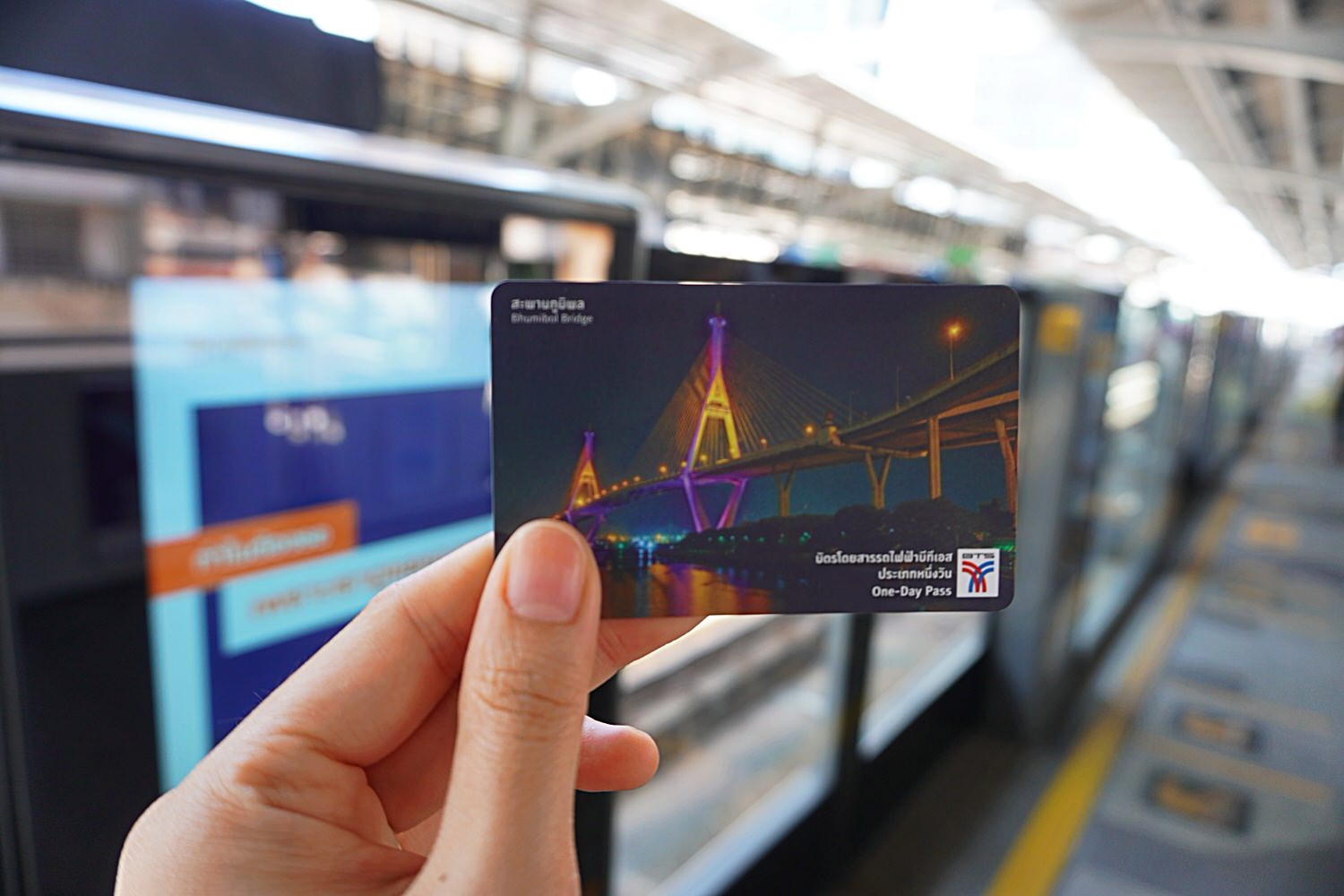 曼谷自由行交通》必買票券-泰國曼谷捷運BTS一日通票，一天無限次搭乘超方便