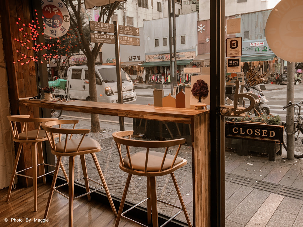 【大邱咖啡廳】Cafe Jun大邱溫馨木質調咖啡廳，中央路站平價咖啡