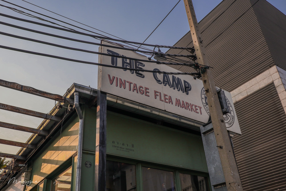 【曼谷景點】The Camp Vintage Flea Market復古風跳蚤市場、舊倉庫改建的二手市集｜鄰近洽圖洽市集｜曼谷美食