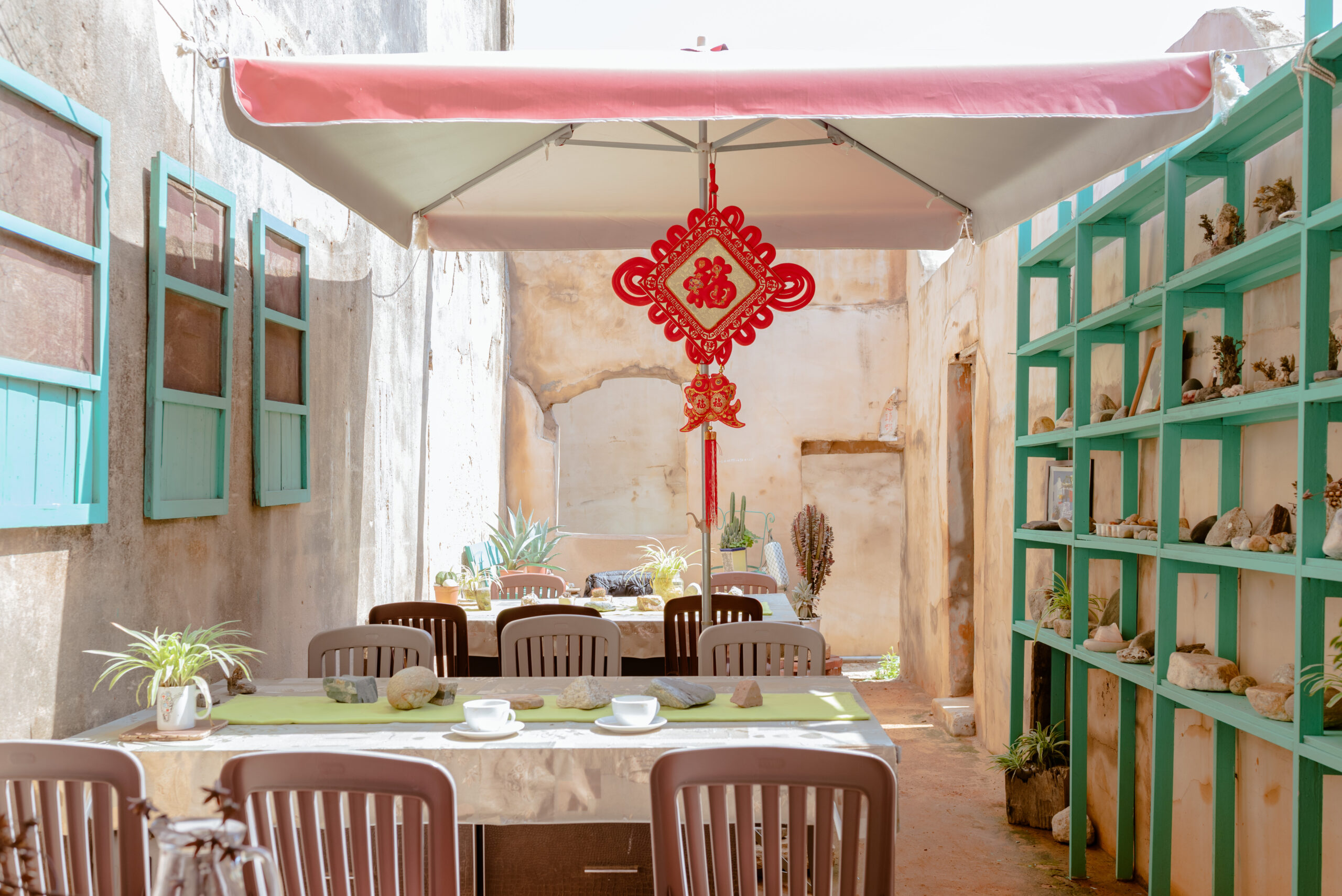 【金門】美門咖啡屋，沙美摩洛哥裡的露天咖啡座