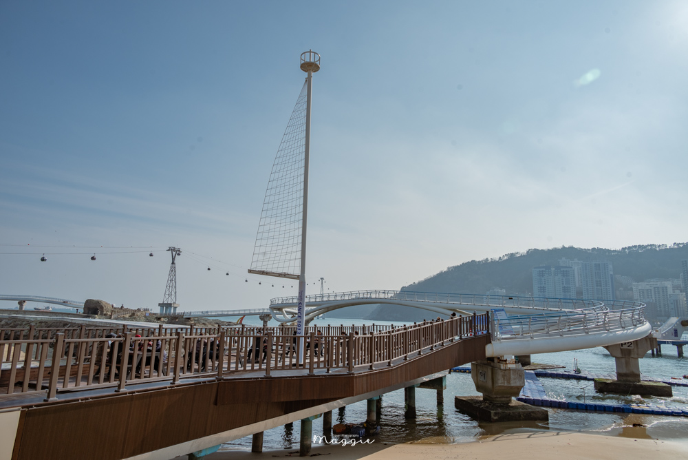 【釜山景點】松島海水浴場，釜山必訪絕美海灘與天空步道