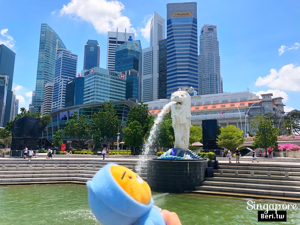 【新加坡景點】魚尾獅公園 新加坡知名地標,必看魚尾獅燈光秀 - 第35張圖