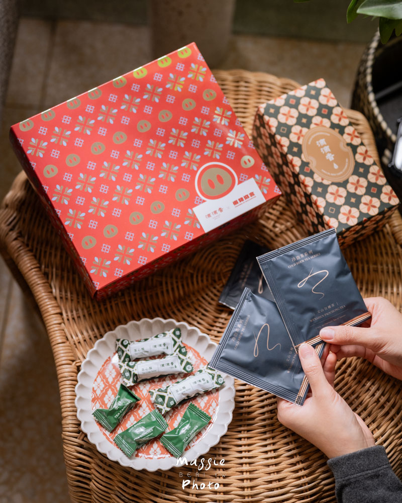 【2026茶葉禮盒】滴滴香肉桂杏仁茶心酥 × 文山包種茶的完美組合