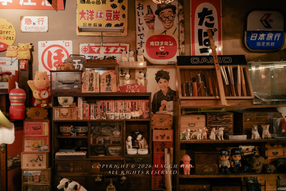 三重巷弄裡的時光機，走進「惜物膠易所」重拾昭和古物的溫柔