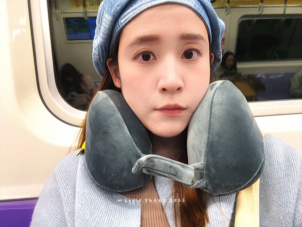 Travel Blue頸枕好用嗎？長途旅行的救星 符合人體工學支撐