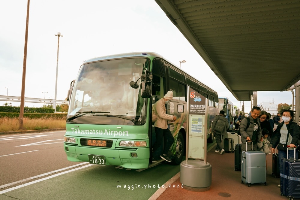 高松機場到市區交通攻略：機場巴士 (利木津) 直達瓦町、高松站
