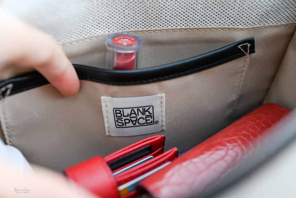 BLANK SPACE評價與開箱，訂製印字皮革帆布包，絕對不會撞包
